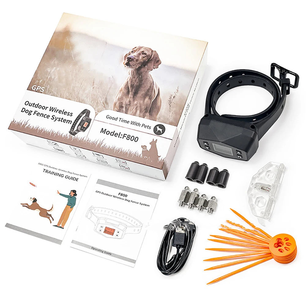 Revolutionary GPS Dog Training Collar: Wireless Electronic Fence System for Outdoor Freedom